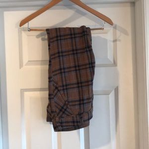 Free People Plaid Trouser